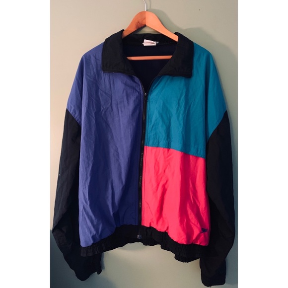 Speedo Jackets & Blazers - Vintage Speedo color block windbreaker